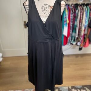 Eddie Bauer Black Midi Dress